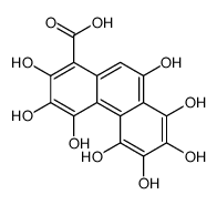 2,3,4,5,6,7,8,9-octahydroxyphenanthrene-1-carboxylic acid Structure