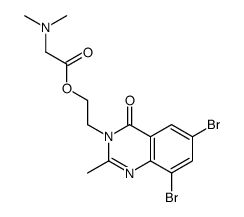 2-(6,8-dibromo-2-methyl-4-oxoquinazolin-3-yl)ethyl 2-(dimethylamino)acetate picture