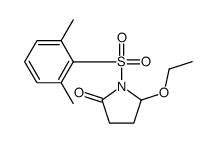 1-(2,6-dimethylphenyl)sulfonyl-5-ethoxypyrrolidin-2-one结构式