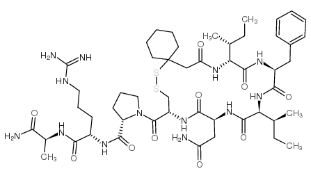 (d(CH2)51,D-Ile2,Ile4,Arg8,Ala-NH29)-Vasopressin picture