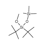 Di-tert-butylmethoxy(trimethylsilyloxy)silan结构式