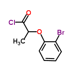 2-(2-Bromophenoxy)propanoyl chloride Structure