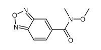 N-methoxy-N-methylbenzo[c][1,2,5]oxadiazole-5-carboxamide Structure