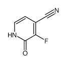 3-Fluoro-2-oxo-1,2-dihydro-4-pyridinecarbonitrile结构式