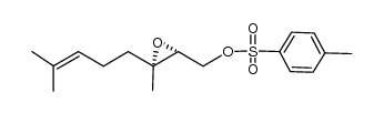 ((2R,3R)-3-methyl-3-(4-methylpent-3-en-1-yl)oxiran-2-yl)methyl 4-methylbenzenesulfonate Structure