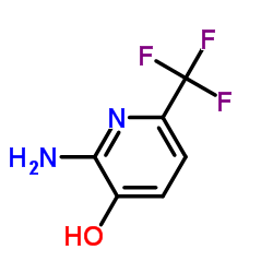 2-氨基-6-(三氟甲基)吡啶-3-醇结构式