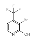 3-Bromo-2-hydroxy-4-(trifluoromethyl)pyridine structure