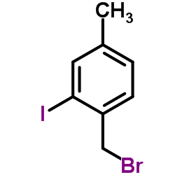 1-(Bromomethyl)-2-iodo-4-methylbenzene structure