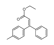 ethyl 3-(4-methylphenyl)-3-phenylprop-2-enoate Structure