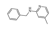 4-Picoline, 2-(benzylamino) Structure