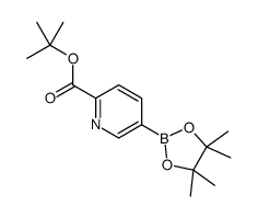 tert-Butyl 5-(4,4,5,5-tetramethyl-1,3,2-dioxaborolan-2-yl)picolinate structure