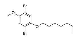 1,4-dibromo-2-heptoxy-5-methoxybenzene Structure