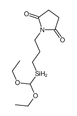 1-[3-(diethoxymethylsilyl)propyl]pyrrolidine-2,5-dione结构式