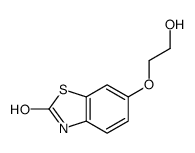 6-(2-hydroxyethoxy)-3H-1,3-benzothiazol-2-one Structure