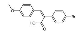 A-(4-BROMOPHENYL)-4-METHOXYCINNAMIC ACID structure