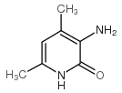 2(1H)-Pyridinone,3-amino-4,6-dimethyl-(9CI) structure