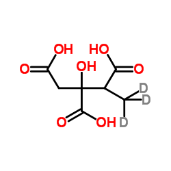 2-甲基柠檬酸-D3结构式