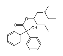 1-(diethylamino)pentan-2-yl 2-hydroxy-2,2-diphenylacetate Structure