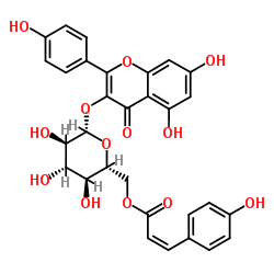 Kaempferol-3-O-(6''-O-cis-coumaryl)glucoside picture