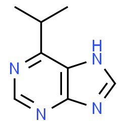 1H-Purine,6-(1-methylethyl)-(9CI) Structure