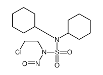 N-(2-chloroethyl)-N-(dicyclohexylsulfamoyl)nitrous amide Structure