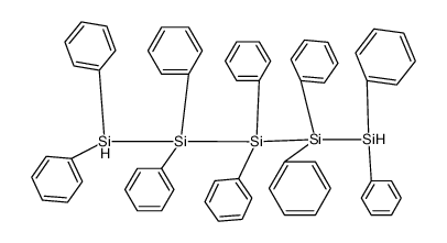 1,5-dihydrodecaphenylpentasilane结构式