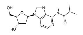 N2-isobutyryl-2'-deoxyguanosine结构式