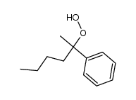 (+/-)-2-phenylhex-2-yl hydroperoxide Structure