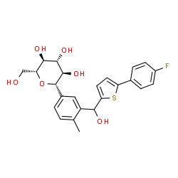 Canagliflozin Impurity 18 (Mixture of Diastereomers)结构式