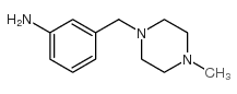 3-((4-METHYLPIPERAZIN-1-YL)METHYL)ANILINE structure