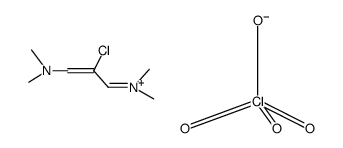 [2-chloro-3-dimethylamino-2-propenylidene]dimethylammonium perchlorate结构式