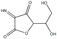 erythro-Hex-2-enonimidic acid,-gamma--lactone,radical ion(1-) (9CI) structure