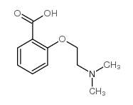 2-[2-(二甲胺)乙氧基]苯甲酸结构式