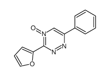 3-(furan-2-yl)-4-oxido-6-phenyl-1,2,4-triazin-4-ium结构式