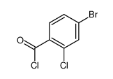 4-溴-2-氯苯甲酰氯结构式