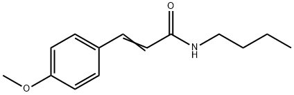 N-Butyl-3-(4-methoxyphenyl)propenamide structure