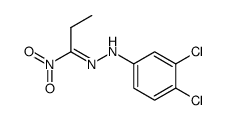 N-(3,4-Dichloro-phenyl)-N'-[1-nitro-prop-(Z)-ylidene]-hydrazine Structure