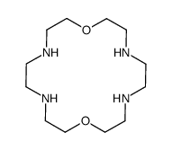 1,10-dioxa-4,7,13,16-tetrazacyclooctadecane结构式