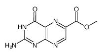 2-Amino-3,4-dihydro-4-oxopteridine-6-carboxylic acid methyl ester结构式