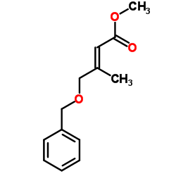 (2E)-3-Methyl-4-(benzyloxy)-2-butenoic Acid Methyl Ester structure