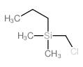 Silane,(chloromethyl)dimethylpropyl-结构式