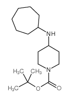 1-BOC-4-CYCLOHEPTYLAMINO-PIPERIDINE Structure