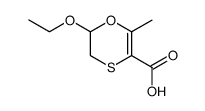 1,4-Oxathiin-3-carboxylicacid,6-ethoxy-5,6-dihydro-2-methyl-(9CI) picture