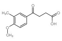 4-(4-METHOXY-3-METHYL-PHENYL)-4-OXO-BUTYRIC ACID Structure