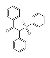 Ethanone,1,2-diphenyl-2-(phenylsulfonyl)- Structure