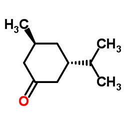 Cyclohexanone, 3-methyl-5-(1-methylethyl)-, (3S,5S)- (9CI) structure