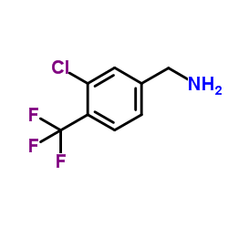 3-Chloro-4-(trifluoromethyl)benzylamine Structure