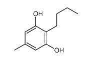 2-butyl-5-methylbenzene-1,3-diol Structure