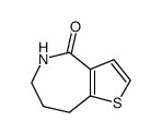 5,6,7,8-tetrahydro-thieno[3,2-c]azepin-4-one结构式