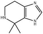 4,4-二甲基-4,5,6,7-四氢-3H-咪唑并[4,5-c]吡啶结构式